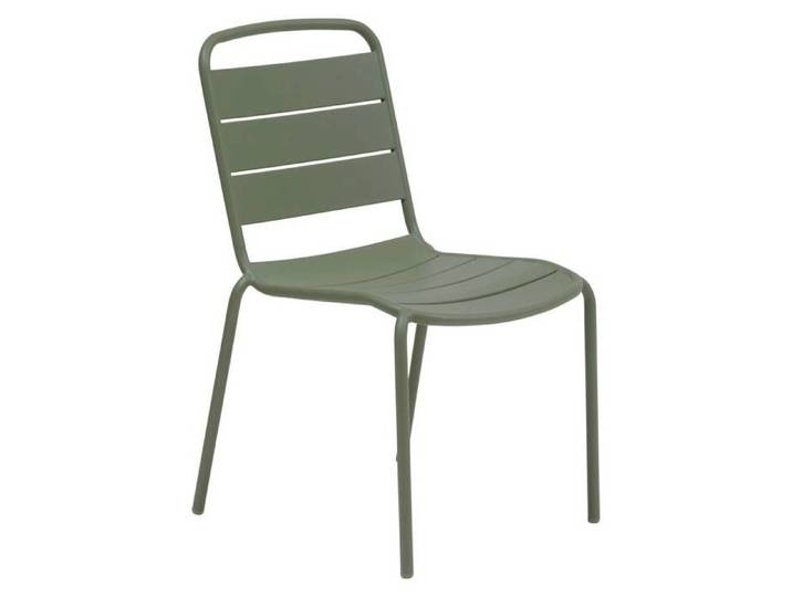 Chaise de jardin empilable Alegoria vert laurier - Hespéride