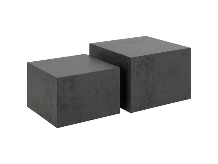 Salontisch Dice schwarz MDF B 58 T 58 cm