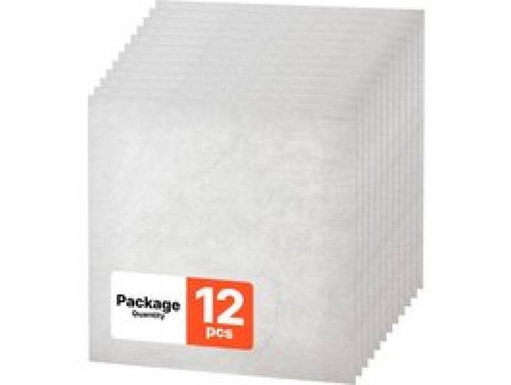 VEVOR 12 Stk. Deckenpaneele Deckenfliesen PVC-Schaumplatte 605x605mm Weiß, Marmormuster, Wasserfest, Brandschutz, Zuschneidbar, Für Abgehängte Decke Geeignet, Moderne Innendekoration für Heim Büro