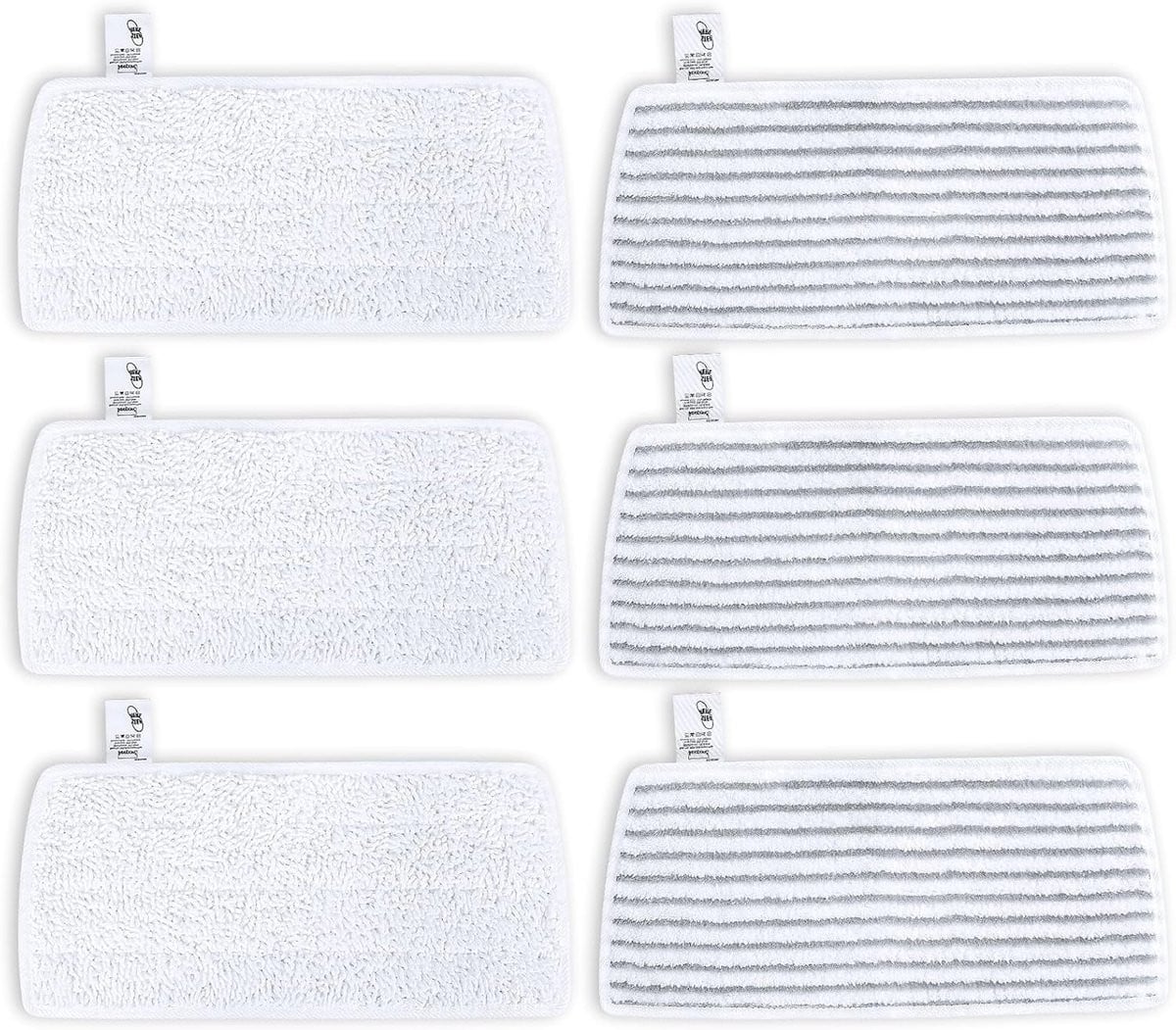 6 stuks Vileda Steam Plus XXL stoomreiniger accessoires - multi-materiaal