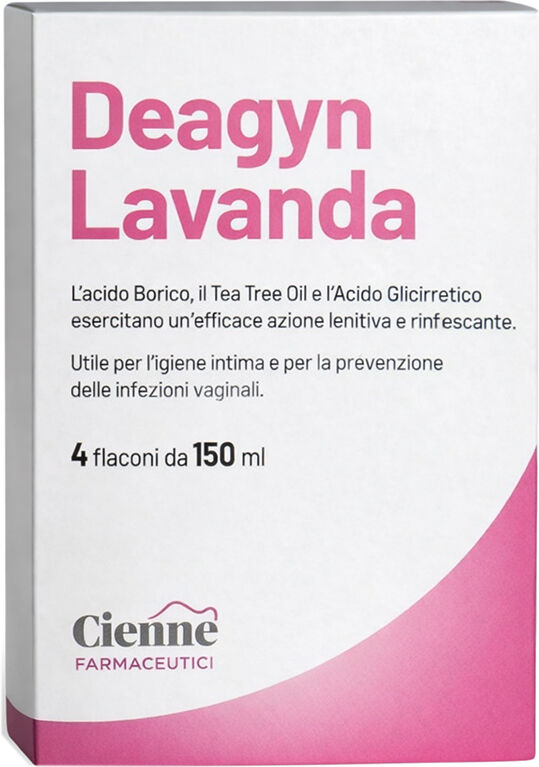 CIENNE FARMACEUTICI Srl Deagyn Lavanda Vaginale, 4 x 150 ml 