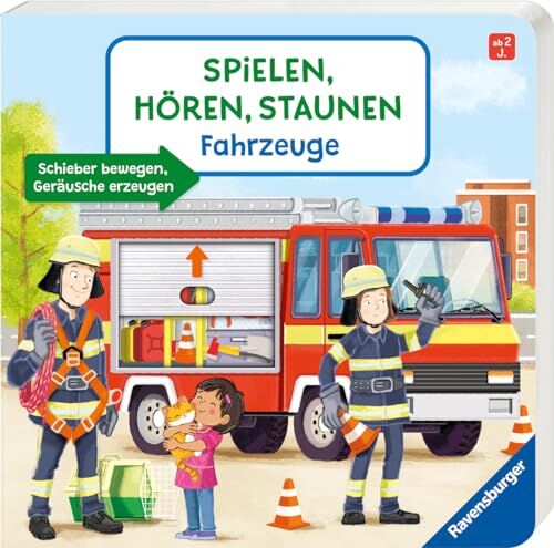 Katharina Wieker - Spielen, Hören, Staunen: Fahrzeuge. Ein Sound-Spielbuch ohne Batterie und Elektronik (Pappbilderbuch - Spielen, hören, staunen) - Preis vom 12.10.2026 11:37:12 h