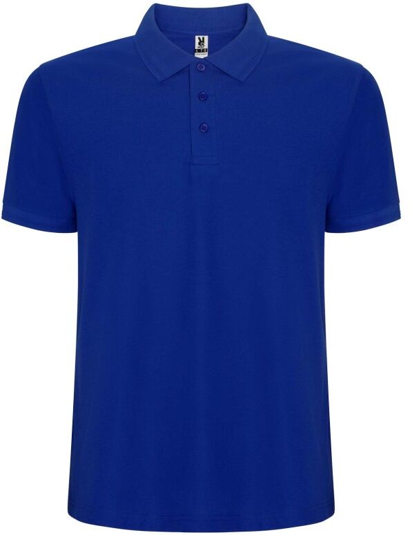 Polo personnalisable homme à manches courtes Pegaso Premium bleu XL