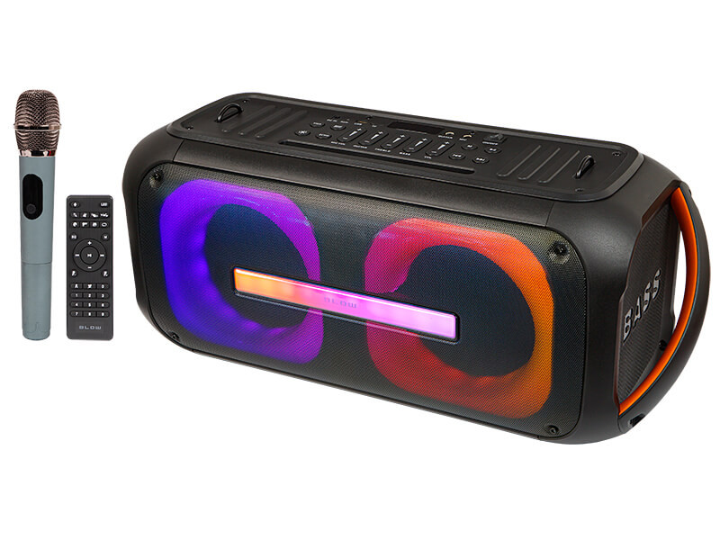 Blow Bluetooth-luidspreker met afstandsbediening en bedrade microfoon