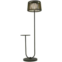 Leco Stehlampe mit Ablagetisch,lindgrün,