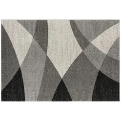 Webteppich   ¦ grau ¦ Synthetische Fasern ¦ Maße (cm): B: 80
