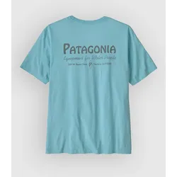 Patagonia Water People Banner T-Shirt snowmelt blue Gr. M