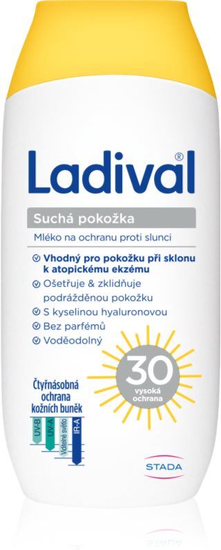 Ladival Trockene Haut Schutzmilch gegen Sonnenschein SPF 30 200 ml