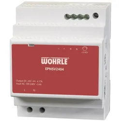 Wöhrle, Systemstromversorgung, Power Systems GmbH Netzgerät 1ph. E90-264V EPNSV2404 AC A:24VDC 4,2A Verteilereinbau