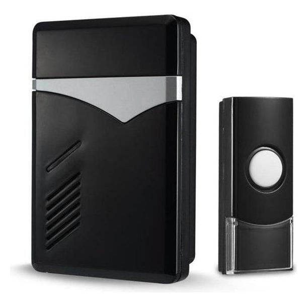 Haushalt DOOR BELL QH-822A (Funk 433-Mhz, Kabellos) (QH-822A BLACK)