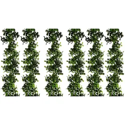 CREATIV green künstliche Pflanze Buchsbaumgirlande, 150cm, 6er Set
