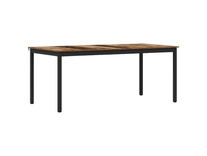 GHVBNMF Esstisch 2er Set 180x90x75 cm Esstische Holzwerkstoff Metall Rechteckige Küchen- und Esszimmertische mit stabilem schwarzem Metallrahmen, pflegeleichter Oberfläche und modernem Design.