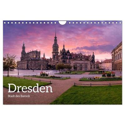 Dresden - Stadt des Barock (Wandkalender 2027 DIN A4 quer), CALVENDO Monatskalender