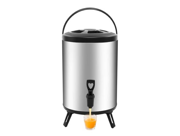 Kaffeemaschine, 8L Getränkespender aus Stahl