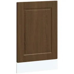 vidaXL Geschirrspülerblende Porto Braun Eichen-Optik 45x1,5x67 cm
