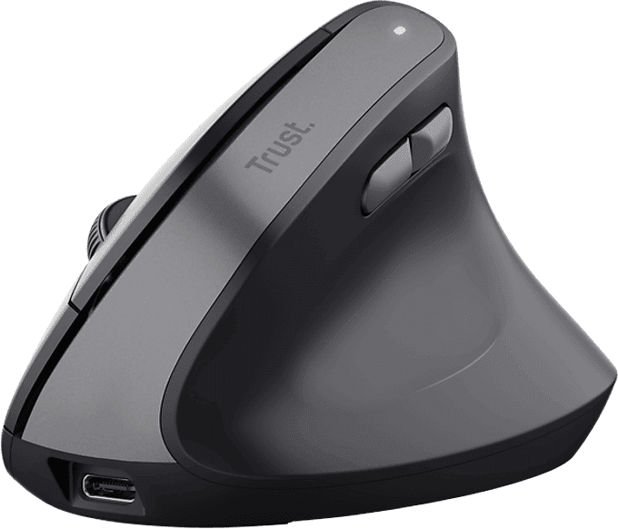 Ratón inalámbrico - Trust Bayo II, Inalámbrico, 2400 ppp, Ergonómico, Negro