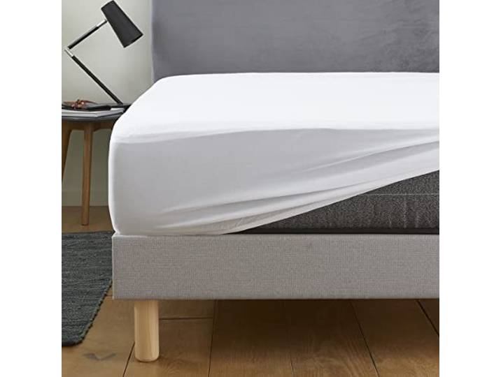 DODO - Alèse & Protège Matelas Imperméable 90x190 cm Anti-acariens Anti-rétrécissement Sanfor - Eponge Polycoton & Membrane Respirante - Blanc - Bonnet 21 cm - Lavable 60°C