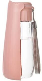 Uplift Treasures Portable Leak Proof Dog Water Bottle pink
