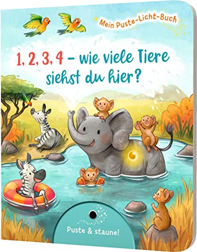 Fee Krämer - Mein Puste-Licht-Buch: 1,2,3,4 - wie viele Tiere siehst du hier?: Suchbuch ab 18 Monaten mit Puste-Licht und LED-Lämpchen - Preis vom 18.10.2026 19:22:15 h