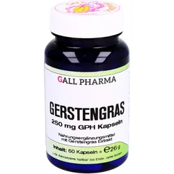 Gerstengras 250 mg Gph Kapseln 60 ST