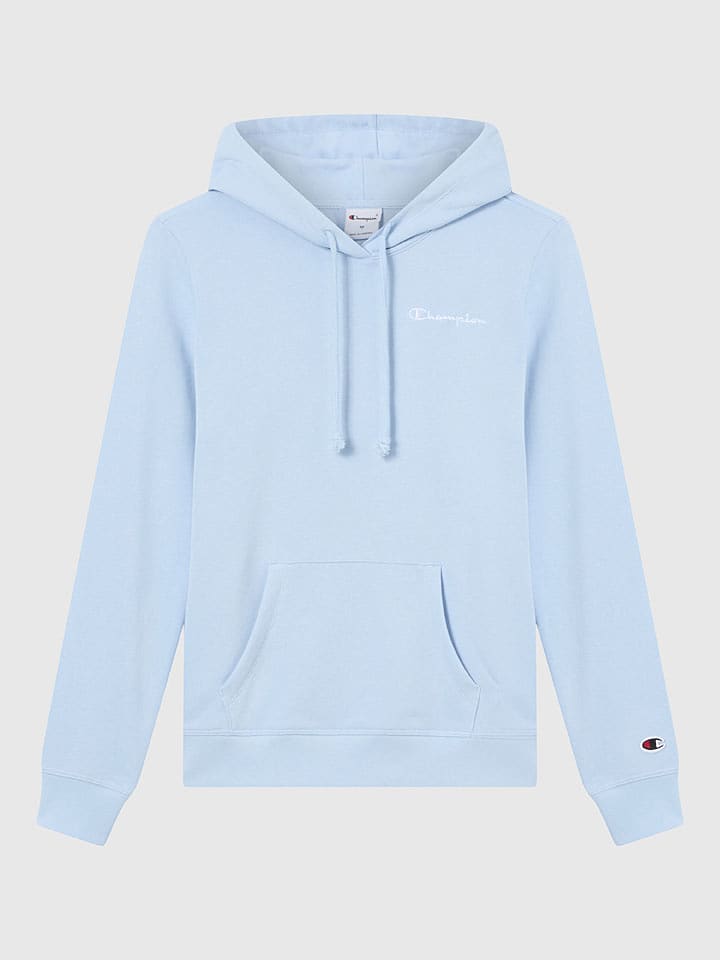 Champion Hoodie in Hellblau - M