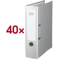 OTTO Office Premium 40x Ordner »Silver Edition« silber, 8x32x28.7 cm
