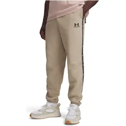 Under Armour, Herren, Sporthose, UA Icon Fleece Taped (XL), Braun