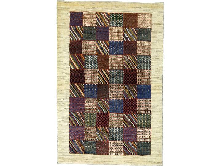 Perser Gabbeh Loribaft Teppich 106x159 Handgeknüpft Modern Orientteppich Perserteppich Wolle