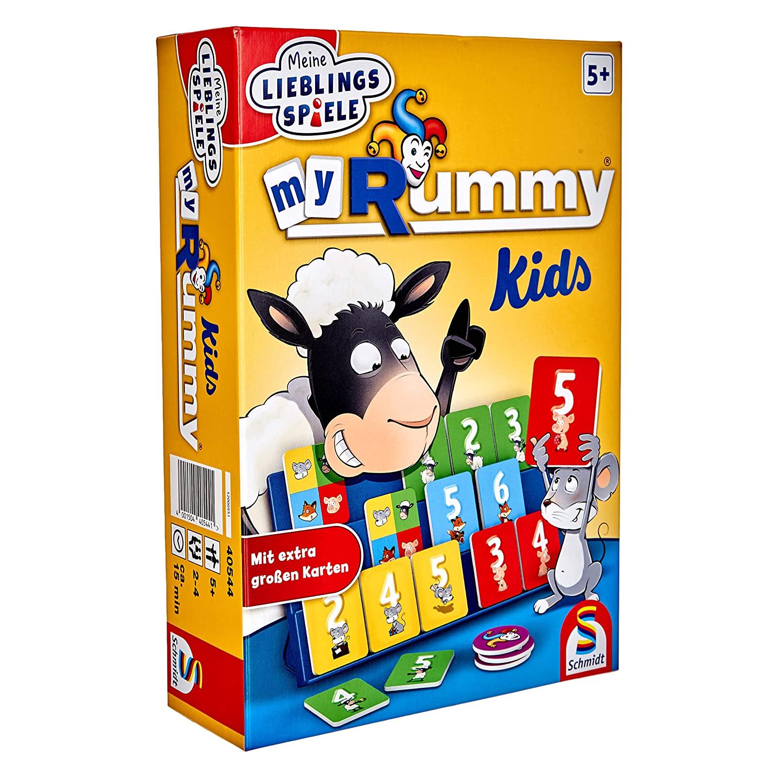 Schmidt Spiele MyRummy Junior (Deutsch, Französisch, Italienisch, 2 - 4 Spieler) (40544)