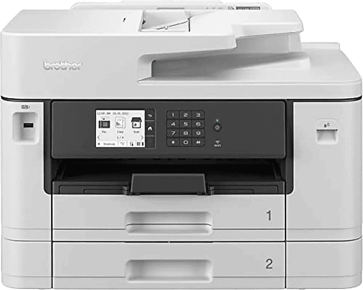 Impresora multifunción tinta - Brother MFCJ5740DW, Impresión doble cara, Color, Formato A3, Fax, Blanco