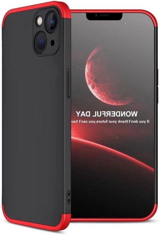OEM Schokbestendige dunne TPU-siliconen hoes voor Samsung Galaxy A54 5G, rood/zwart