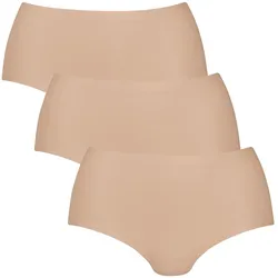 Anita (Since 1886) Damen Slips, 3er Pack - Essentials High Waist Briefs, Mikrofaser, nahtlos, einfarbig Nude / L/XL