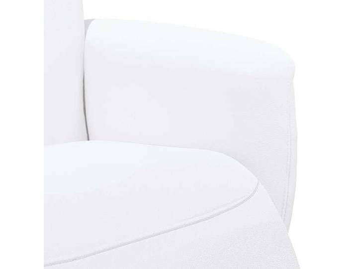 Mode 1 PC Chaise de canapé/Canapé-chaise pour adulte CHEZ YIYI fauteuil RELAX inclinable avec repose-pieds blanc similicuir 71x8225