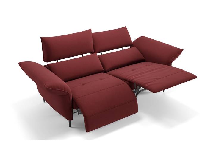 Stoff Relaxsofa BOSA 3-Sitzer Herz-Waage-Funktion Couch Sofagarnitur