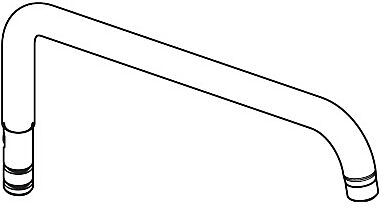 Hansgrohe Brausearm 400 mm chrom 95985000