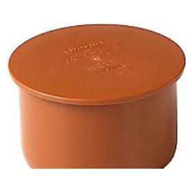 Wavin Sewer Socket Plug 110 Pvc Brown (3043971)
