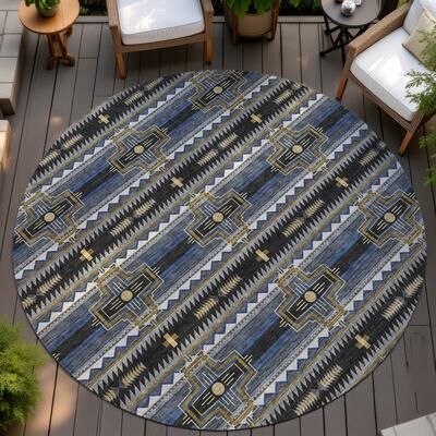 Addison Rugs Machine Washable Indoor/ Outdoor Modern Silt Chantille Rug