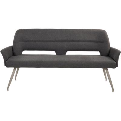 Essbank DUO COLLECTION "Sitzbank", grau (anthrazit, cashmere), B:182cm H:89cm T:64cm, Polyester 90%, Nylon 10%, Sitzbänke, Essbank, Breite 182 cm