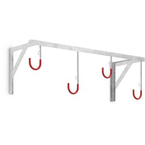 WSM Fahrradständer 3874, Wandmontage, Hängeparker, Breite 117cm, für 4 Fahrräder