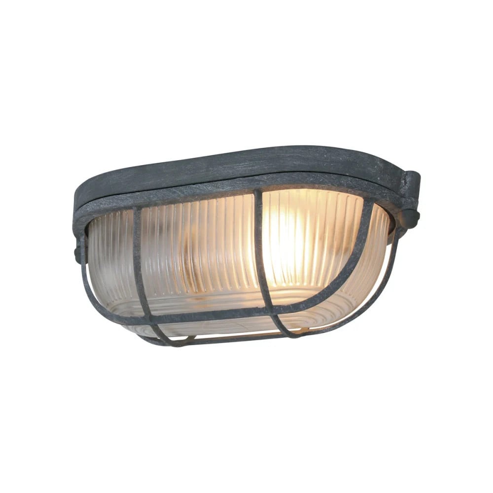 Mexlite Wandlamp Lisanne Grijs met Glas en Metaal