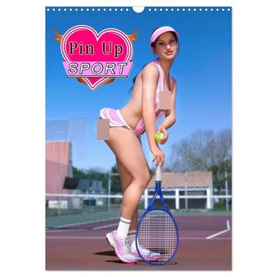 Pin Up Sport (Wandkalender 2026 DIN A3 hoch), CALVENDO Monatskalender