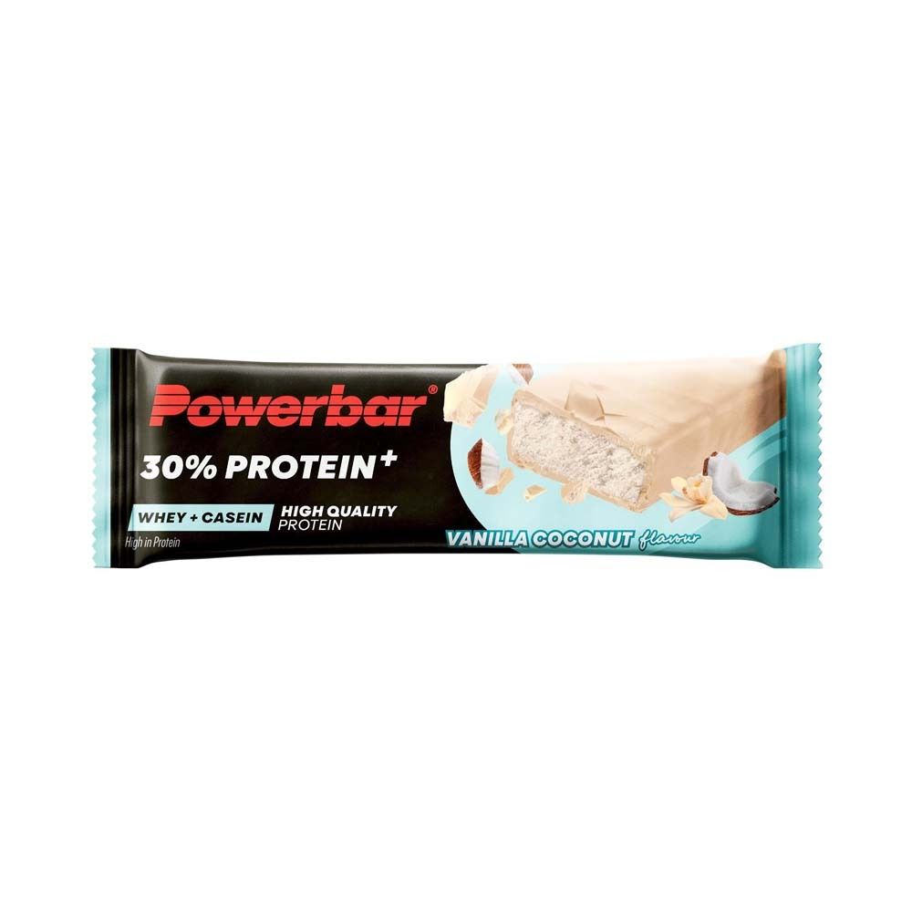 PowerBar 30% Protein Plus Vanilla Coconut 15x55 g Riegel
