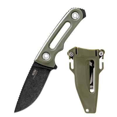 Provider Full Tang Survival Knife With Sheath Outdoor Hunting Knife black