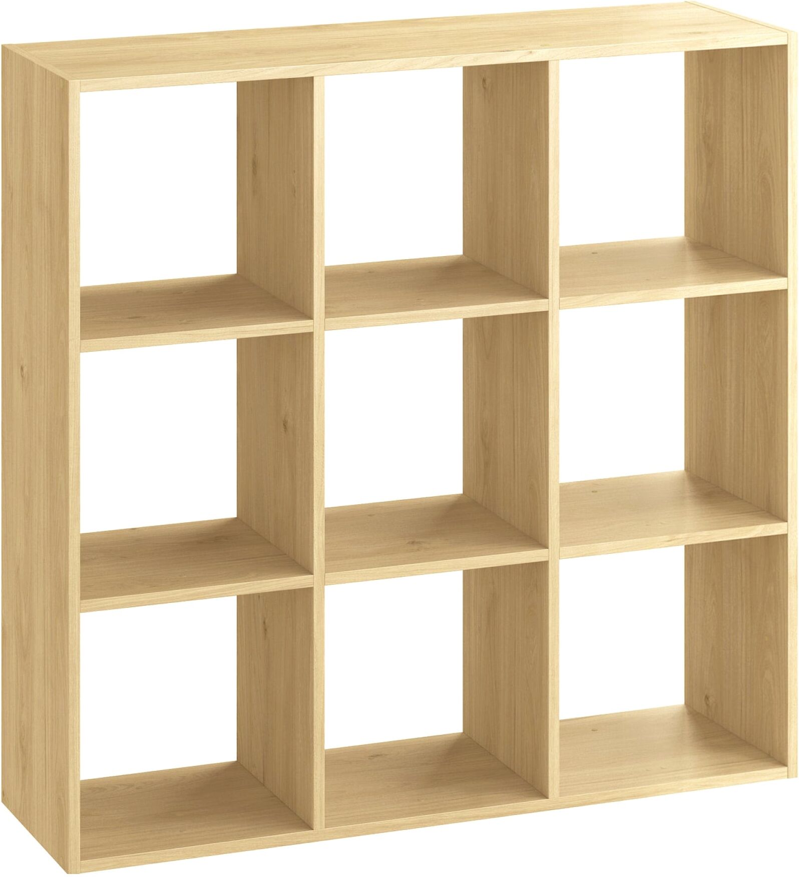 giordanoshop Pensile Libreria 9 Ripiani 104,9x104,8x30 cm in Legno di Pino Naturale...