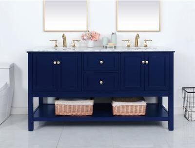 Indigo Home Grand 60 - 72 Inch Double Bathroom Vanity