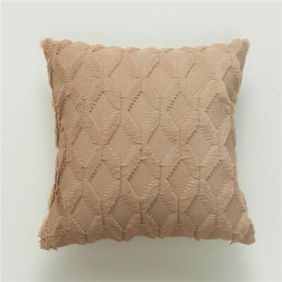 Perfect Picks Market "Velvet Soft Decorative Pillow Cover For Sofa, Bedroom & Cozy Living Room Decor coffee 11.81"" 19.69"" Inches"