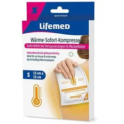 Wärme-Sofort-Kompresse Schmerzlinderung Muskelkater Verspannungen Weiß 1 Stück
