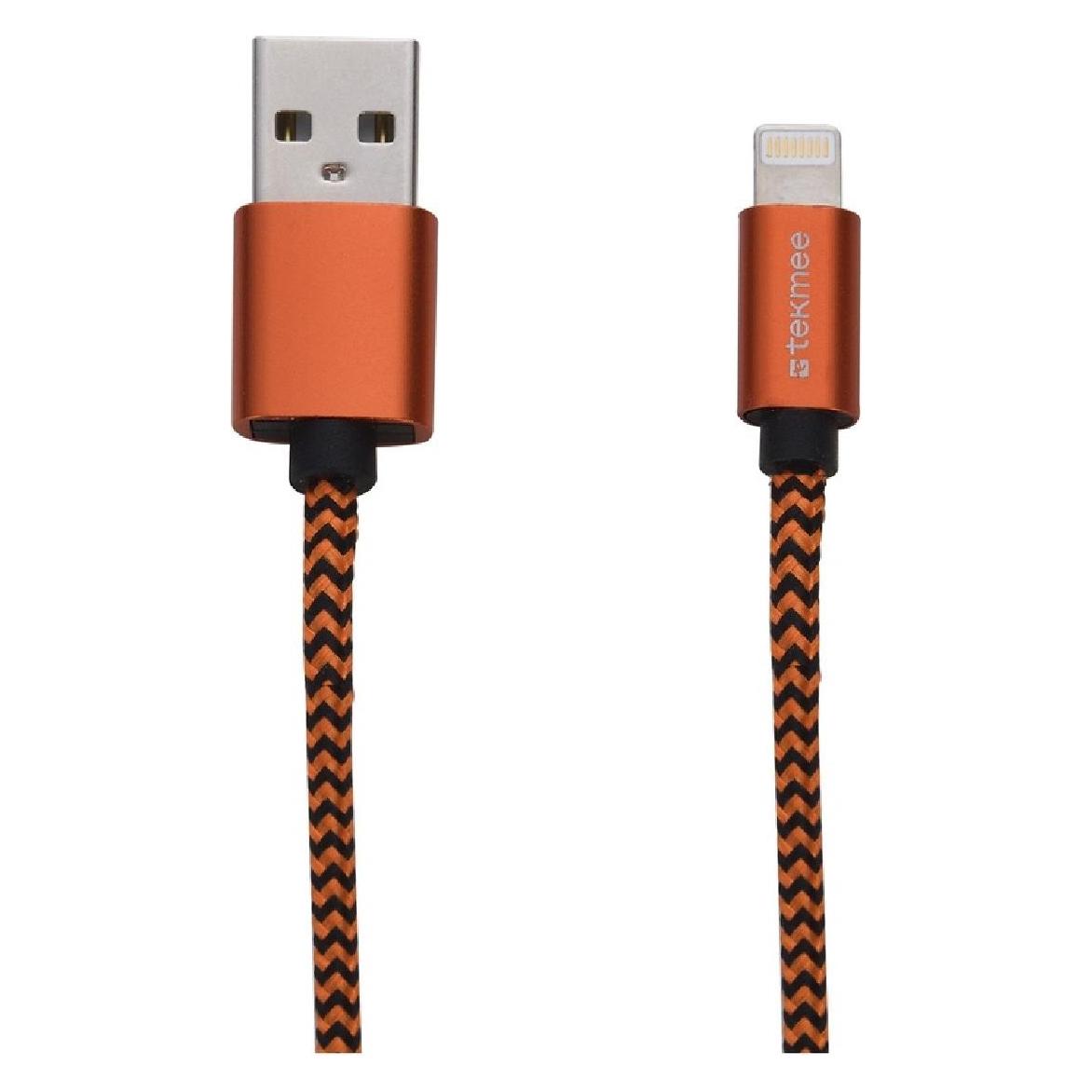 Tekmee Ladekabel Lightning Nylon 1m sortiert (1 m) (40 43 00 68)