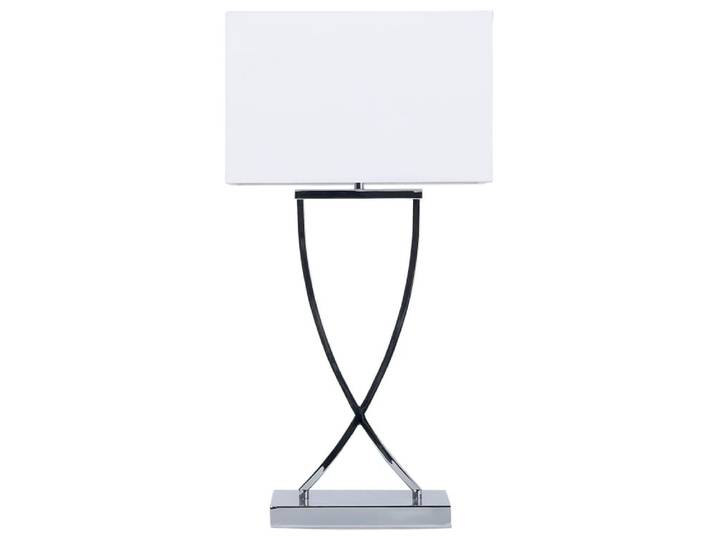 Lampe à poser métal blanc