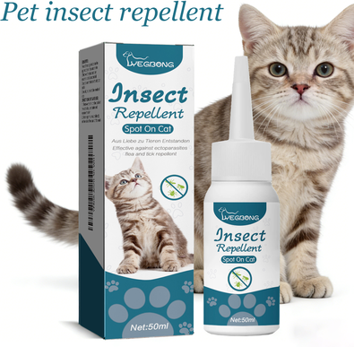 Happy Pet Pantry Natural Flea & Tick Defense Drops For Cats & Dogs 50ML Fast Acting Skin Care Treatment Natural Flea & Tick Defense Drops For Cats & Dogs 50ML Fast Acting Skin Care Treatment
